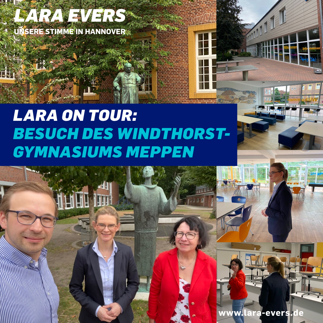 Besuch am WindthorstGymnasium Meppen Lara Evers