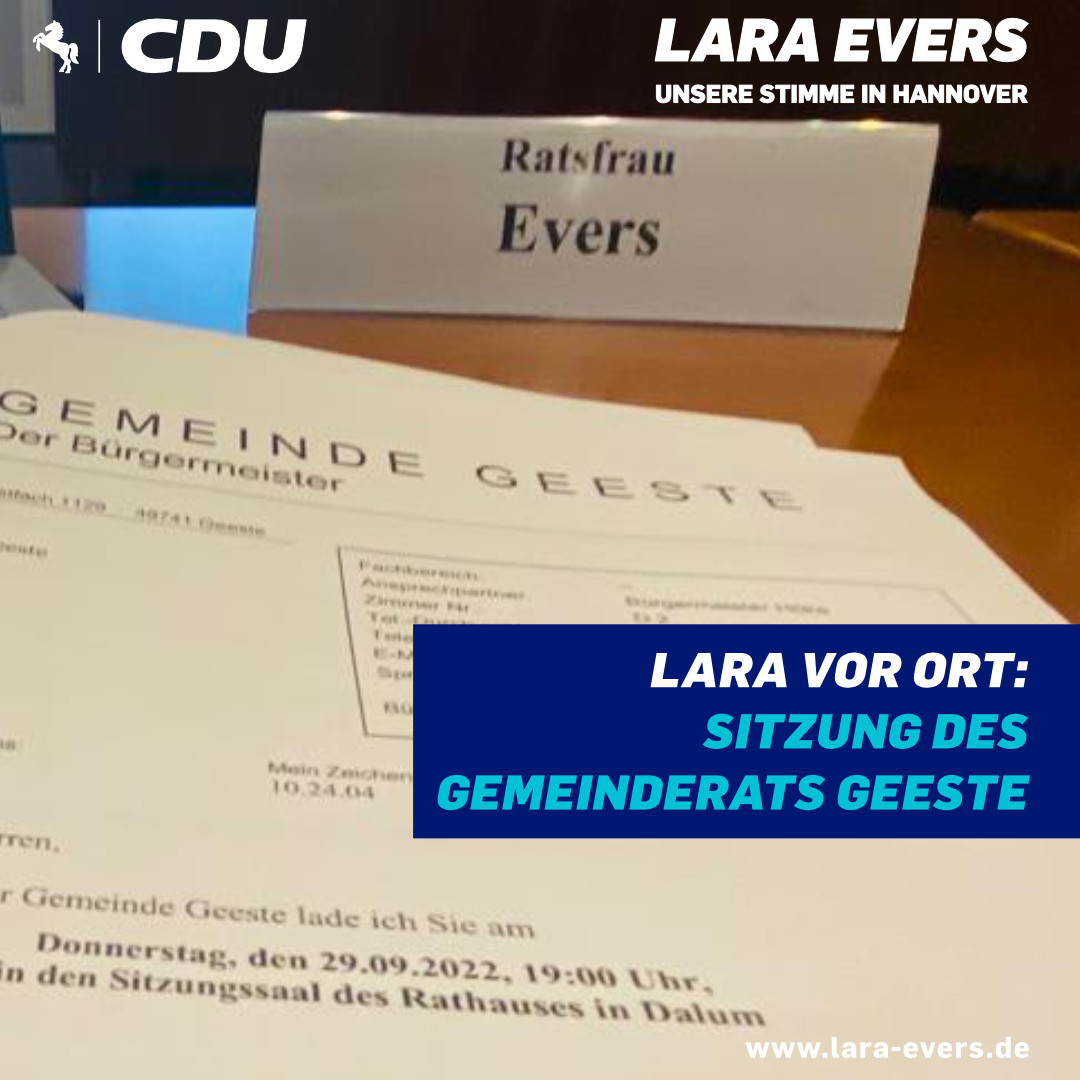2022_09_30_Lara-Evers_Gemeinderat-Geeste