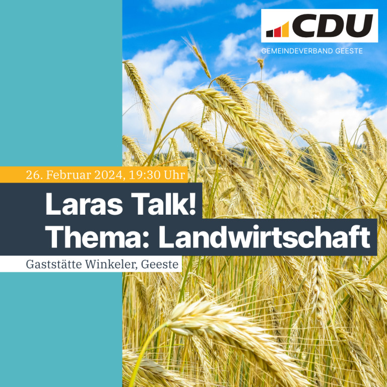 Laras-Talk_CDU-Geeste_Landwirtschaft_Kachel